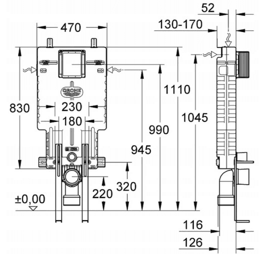 38724001 Uniset 3-6I Казанче за мокра градба thumb 4