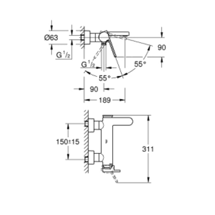 Grohe Plus Сет за када thumb 6