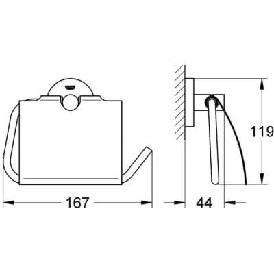 40367DC1 Essentials држач за тоалет хартија thumb 2